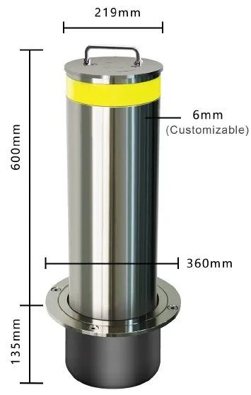 Portable Crash Barrier Bollard image 2